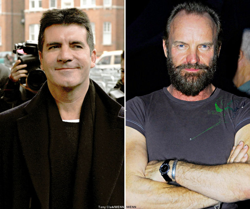 Simon Cowell Counters Sting's Singing Contests Comment