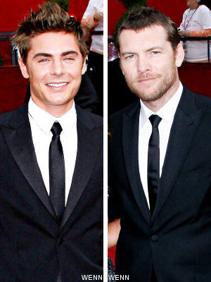 Zac Efron Stunned to See Sam Worthington at Oscars