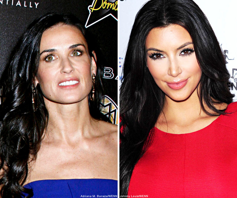 Demi Moore Had War of Words With Kim Kardashian Over 'Pimping'
