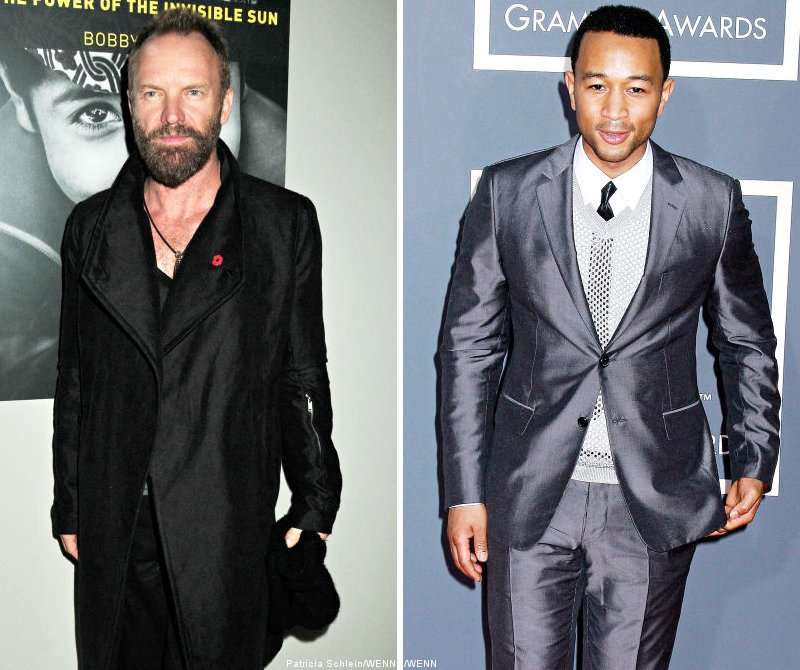 Sting and John Legend Join Climate Rally on Earth Day