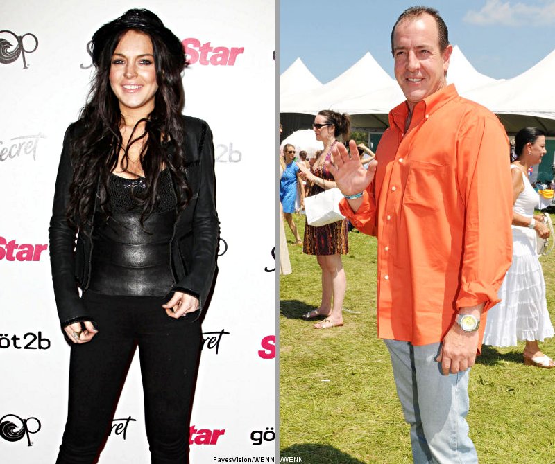 Dad's Engagement Makes Lindsay Lohan Want to Throw Up