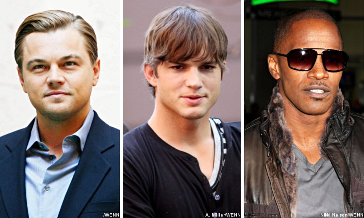 Leonardo DiCaprio, Ashton Kutcher and Jamie Foxx Top Hollywood Big Men List