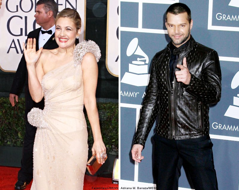 Drew Barrymore Praises Ricky Martin for 'Coming Out of the Closet'