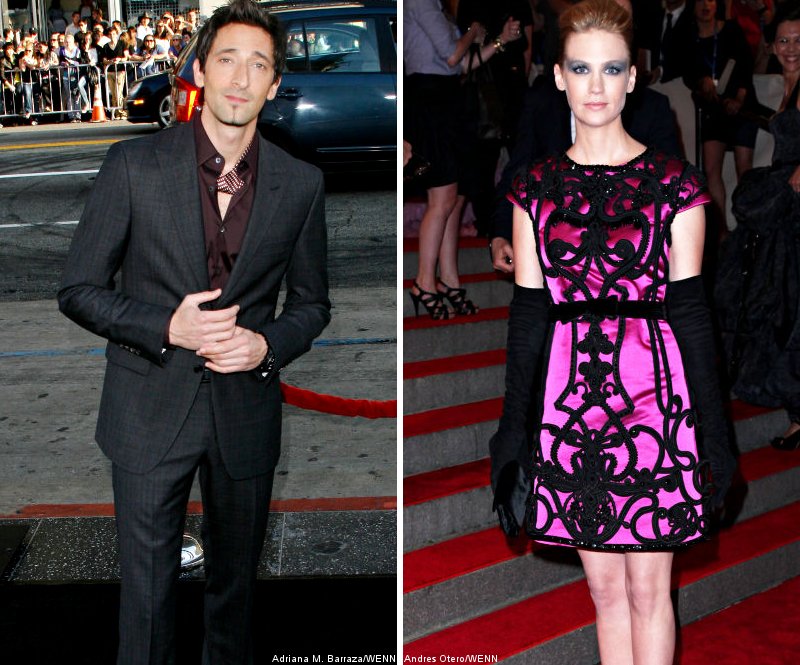 Adrien Brody Not Dating January Jones