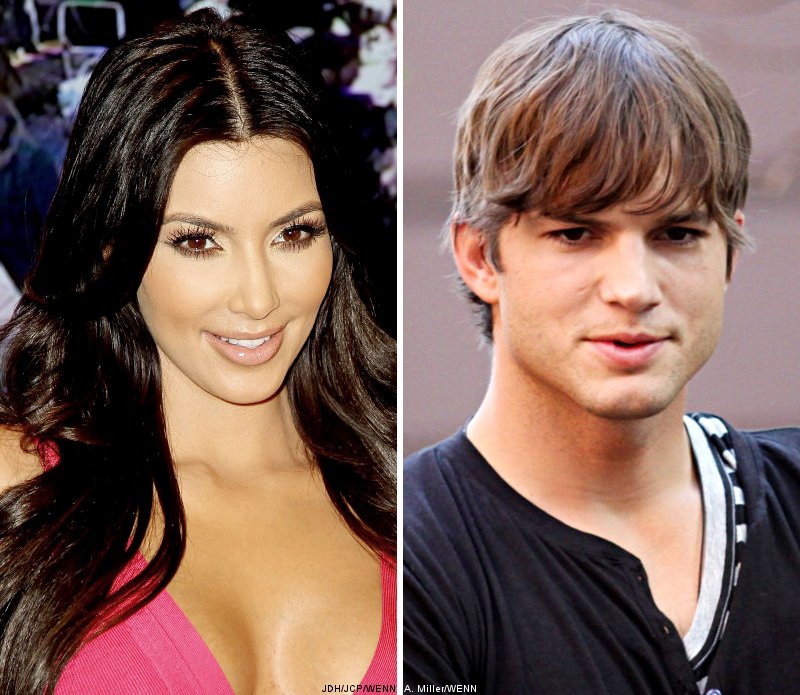 Kim Kardashian Denies Ashton Kutcher Has Crush on Her