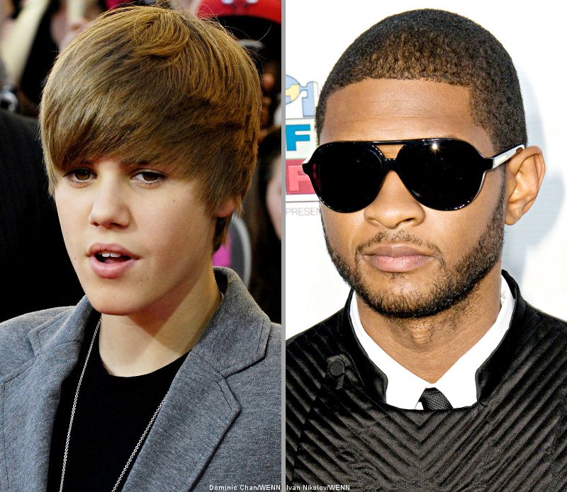 Justin Bieber Takes Puberty Advice From Usher