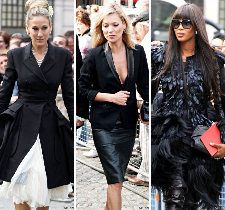 Stars Turned Up to Pay Alexander McQueen a Final Respect