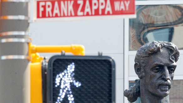 Frank Zappa Honored in Native Baltimore With Bronze Bust