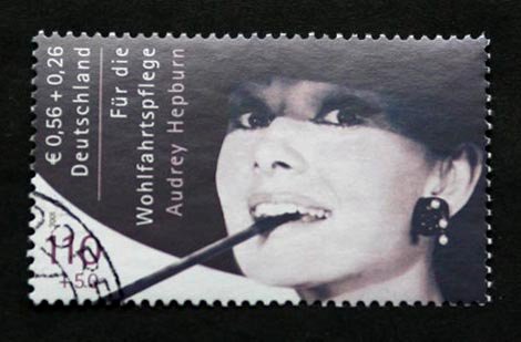 Money From Audrey Hepburn Stamps Sale Goes to Charity
