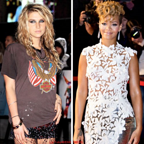 Ke$ha Brushed Off Rumor About Pop Feud With Rihanna