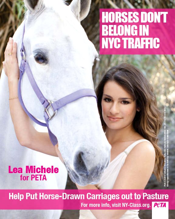 Video: Lea Michele Urges People to Boycott Horse-Drawn Carriages