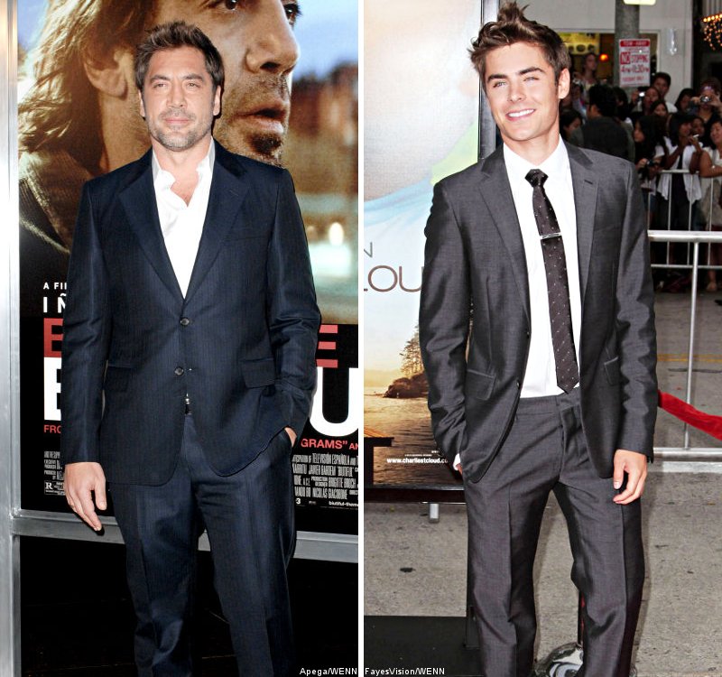 Javier Bardem Beats Zac Efron as GQ's Best Dressed International Star