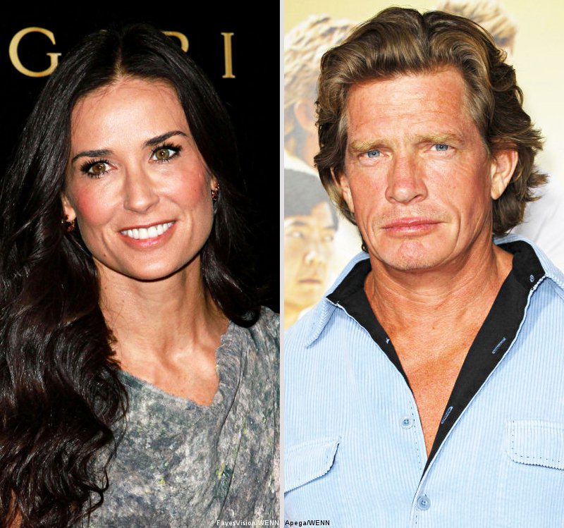 Demi Moore 'Crushed' Thomas Haden Church's Rib on Movie Set