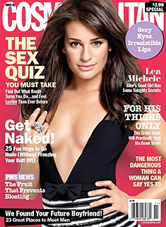 Lea Michele's Controversial Cosmo Cover Banned From Store