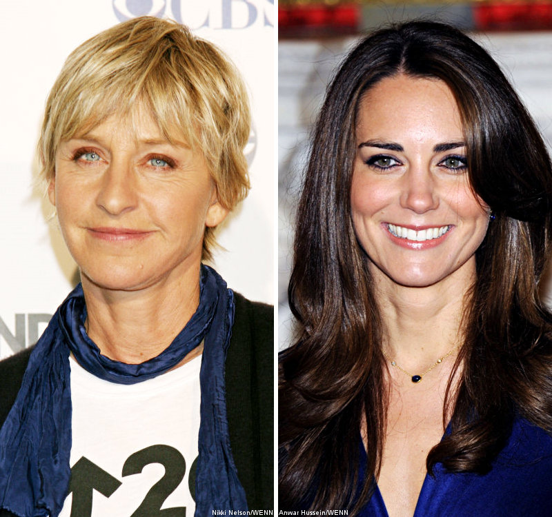 Ellen DeGeneres Is Distant Cousin to Kate Middleton