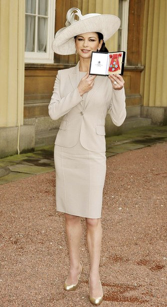 Catherine Zeta-Jones Gets CBE Honor From Prince of Wales