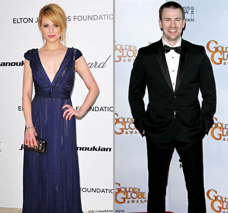 Dianna Agron Flirts With Chris Evans After Split