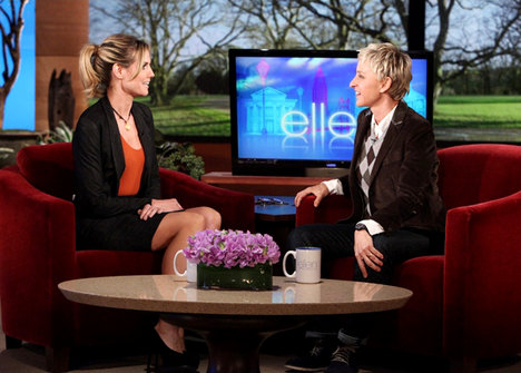 Video: Heidi Klum and Ellen DeGeneres Prank Shoppers