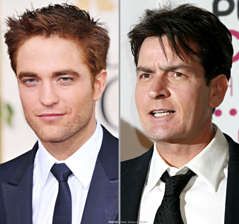 Robert Pattinson Confesses of Being Charlie Sheen's Fan