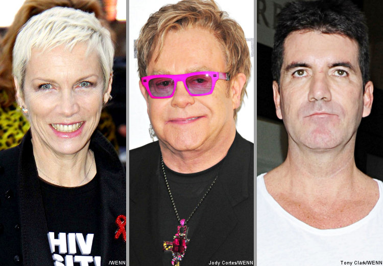 Annie Lennox Defends Elton John Over Simon Cowell's Rant