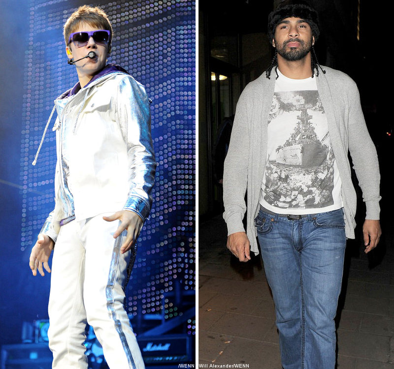 Justin Bieber Trains Boxing With Champion David Haye