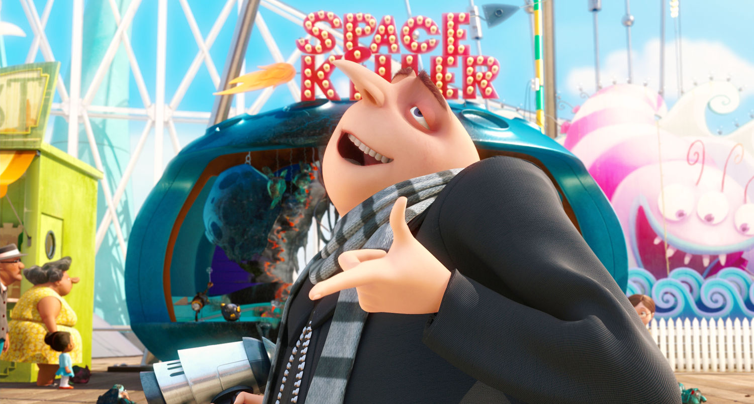 Steve Carell's Gru Invades Amusement Park in First 'Despicable Me' Clip
