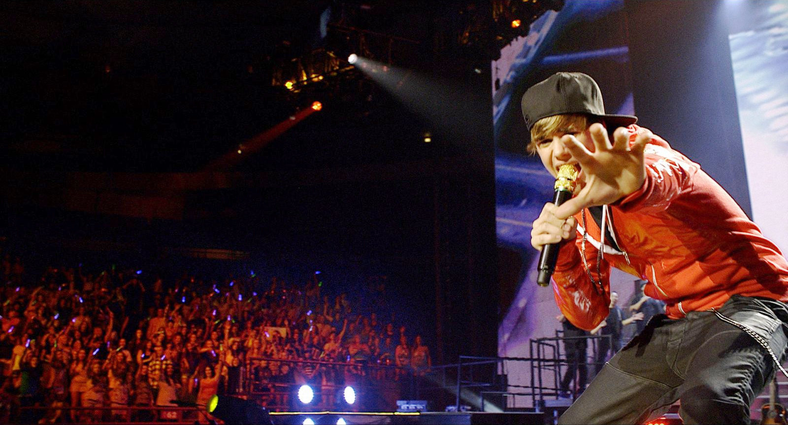 Justin Bieber Stands on Two Sides in New 'Never Say Never' Poster