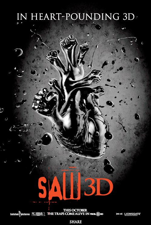 'Saw 3D' Releases New Heart-Pounding Motion Poster