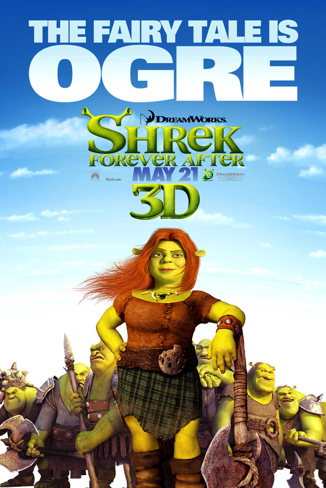 New 'Shrek Forever After' Character Posters Include Warrior Fiona