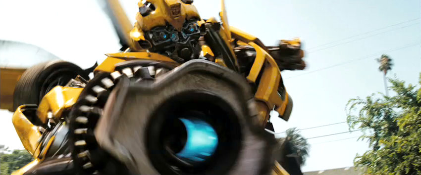 Video: Bumblebee Crashes Into Police SUV on the Set of 'Transformers 3'