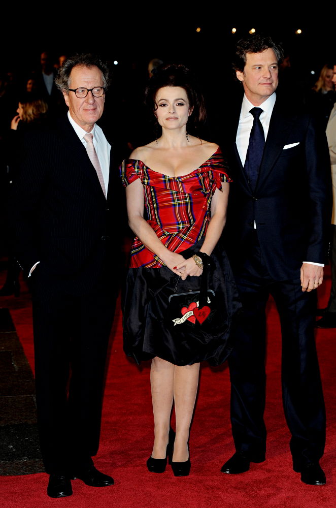 Geoffrey Rush, Helena Bonham Carter, Colin Firth