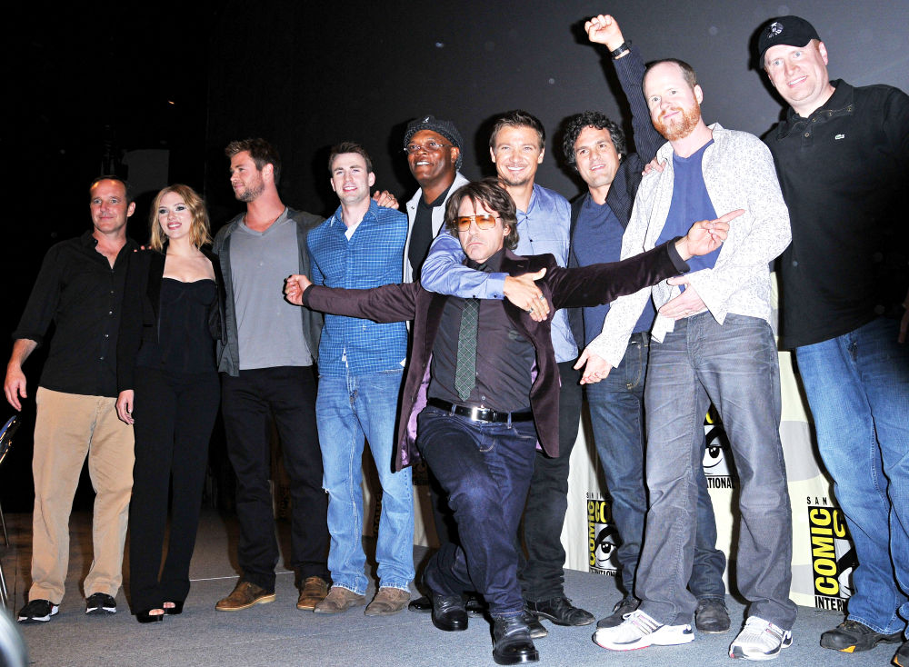Scarlett Johansson, Chris Evans, Robert Downey Jr., Mark Ruffalo, Chris Hemsworth, Jeremy Renner, Samuel L. Jackson, Clark Gregg, Joss Whedon