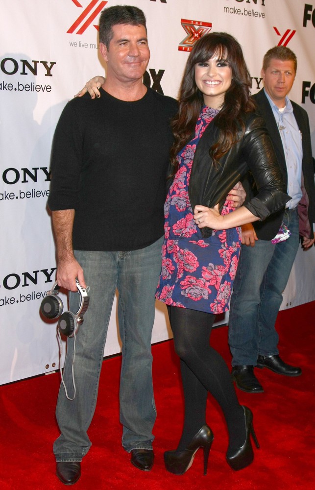 Simon Cowell, Demi Lovato