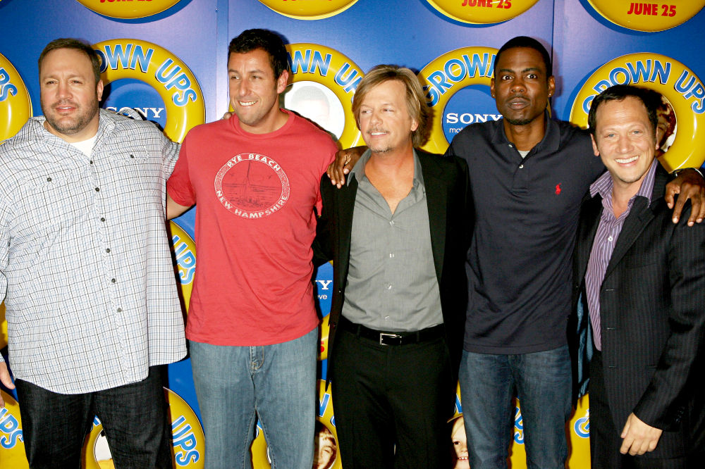 Kevin James, Adam Sandler, David Spade, Chris Rock, Rob Schneider