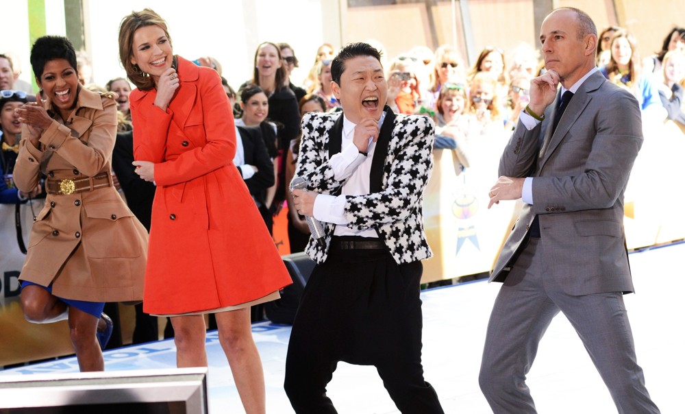 Tamron Hall, Savannah Guthrie, PSY, Matt Lauer