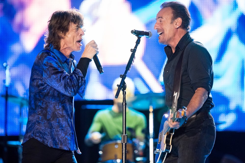 Mick Jagger, Bruce Springsteen