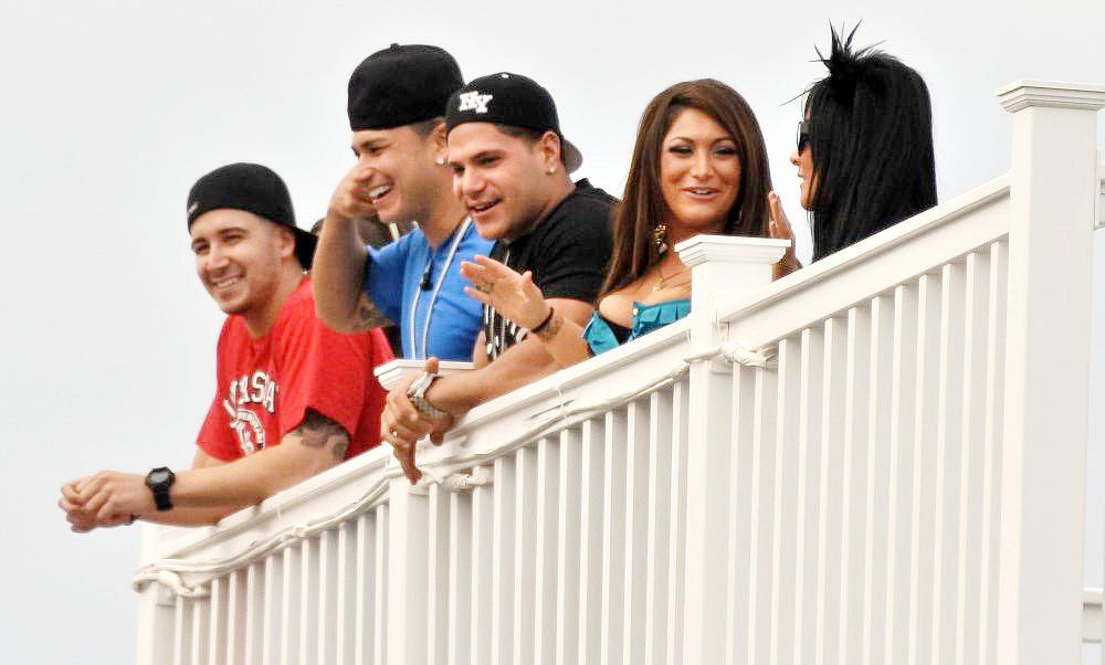 Vinny Guadagnino, DJ Pauly D, Ronnie Ortiz-Magro, Deena Nicole, Snooki
