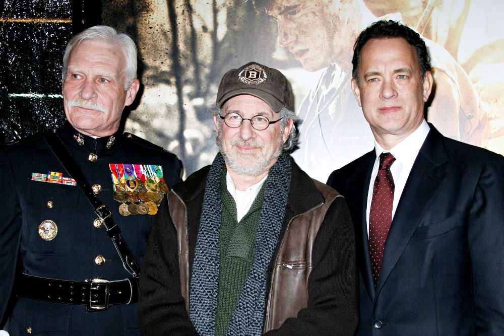 Dale Dye, Steven Spielberg, Tom Hanks