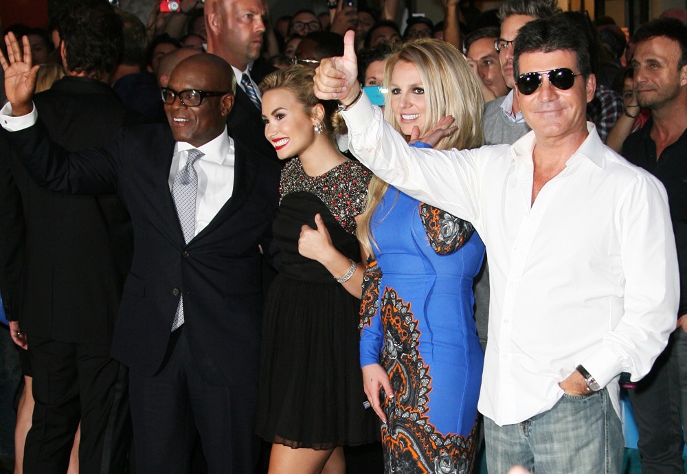 L.A. Reid, Demi Lovato, Britney Spears, Simon Cowell