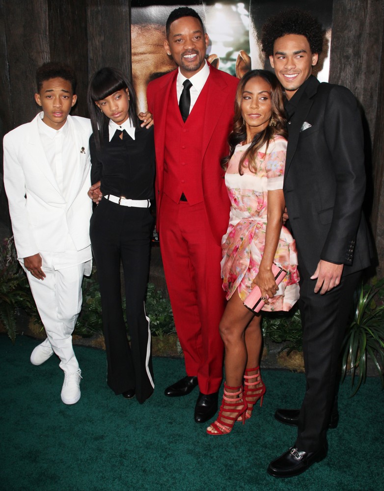 Jaden Smith, Willow Smith, Will Smith, Jada Pinkett Smith, Trey Smith