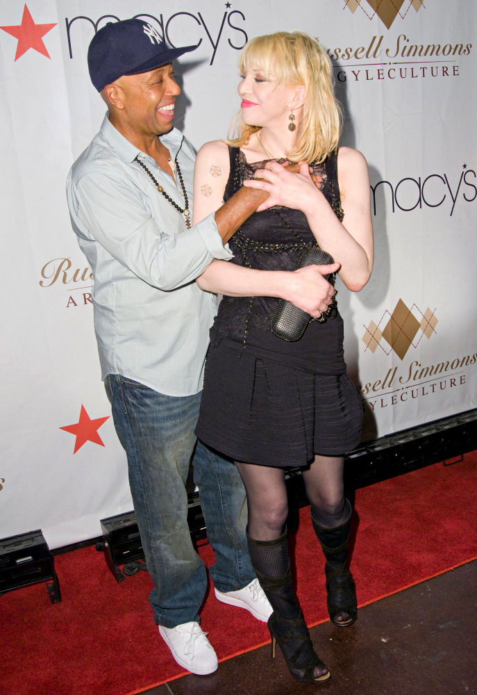 Russell Simmons, Courtney Love