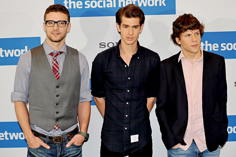 Justin Timberlake, Andrew Garfield, Jesse Eisenberg