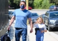 Ben Affleck Looks Tense After 10-Year-Old Son Bumps Into a BMW With a Lamborghini