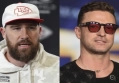 Travis Kelce Hits Las Vegas With Justin Timberlake, Taylor Swift Is No-Show