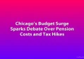 Chicago’s Budget Surge Sparks Debate Over Pension Costs and Tax Hikes