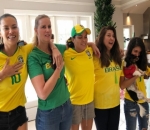 Adriana Lima Celebrates World Cup With Family