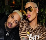 Amber Rose's Boyfriend Alexander Edwards Gets Forehead Tattoo After She's Blasted for Hers