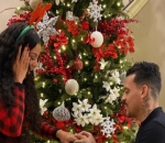 Matt Barnes Proposes to GF Anansa Sims in Front of Christmas Tree