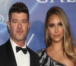 Drunk Robin Thicke Scolded by Fiancee April Love Geary Over His 'Embarrassing' Antics