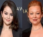 Selena Gomez and Sarah Snook Match in Semi-Formal Outfits on Red Carpet at AFI Awards Luncheon